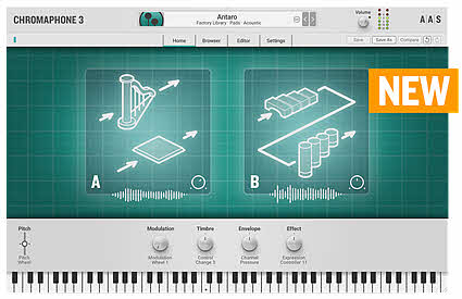 Applied Acoustics Systems releases the Chromaphone 3 Virtual Instrument