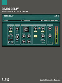 Applied Acoustics Systems announces the release of the ObjeqDelay effect processor