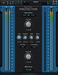 Blue Cat Audio Releases Protector 2.2 Brickwall Limiter Plug-In - Get 10% off!