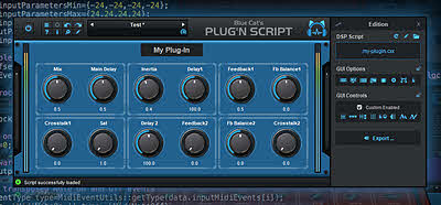 Blue Cat Audio Releases Blue Cat's Plug'n Script 3.2 Audio and MIDI Scripting Plug-In - Get 10% off!
