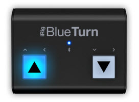 IK Multimedia unveils iRig BlueTurn - the first Bluetooth Page Turner