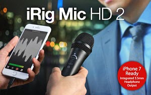 IK Multimedia announces iRig Mic HD 2 for iPhone, iPad, Mac and PC