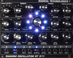 Radikal Technologies releases RT-311 SWARM OSCILLATOR Eurorack-compatible Oscillator Module