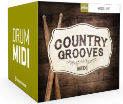 New country music-influenced drum MIDI from Toontrack - Country Grooves MIDI