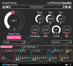 Unfiltered Audio announces availability of Instant Delay plugin exclusively from Plugin Alliance