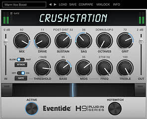 Eventide Announces CrushStation - The 3F Overdrive and Distortion Plugin for Desktop and iOS