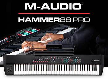 M-Audio Introduces the Hammer 88 Pro MIDI Keyboard Controller