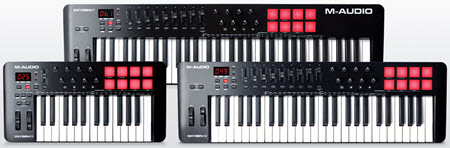 M-Audio introduces the New Oxygen Series MKV Keyboard Controllers
