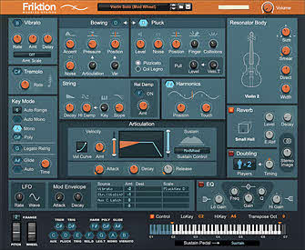 Reason Studios announces Friktion Modeled Strings, a new Reason Rack Extension plugin