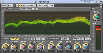 Voxengo TEOTE 1.2 Automatic Spectral Balancer Plug-In Released